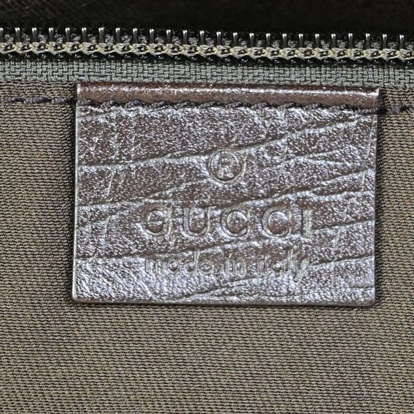 Gucci Brown Canvas Handbag (Pre-Owned) - Picture 10 of 15